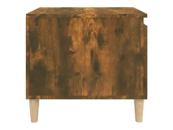 Mesa De Centro* Mesa de centro | Mesa de apoio 100x50x45 cm derivados madeira carvalho fumado Castanho