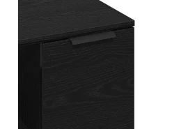 Mesa De Centro| Mesa de centro | Mesa de apoio with Drawer Carvalho 50x50x36 cm Preto