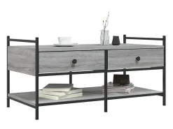 Mesa de centro | Mesa de apoio 99x50x50 cm derivados de madeira sonoma^ Mesa De Centro