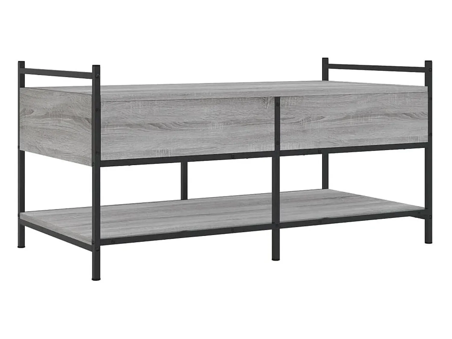 Mesa de centro | Mesa de apoio 99x50x50 cm derivados de madeira sonoma^ Mesa De Centro