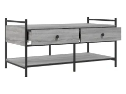 Mesa de centro | Mesa de apoio 99x50x50 cm derivados de madeira sonoma^ Mesa De Centro