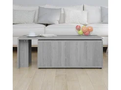 Discount Mesa de centro | Mesa de apoio 150x50x35 cm derivados de madeira cinza sonoma Cinzento