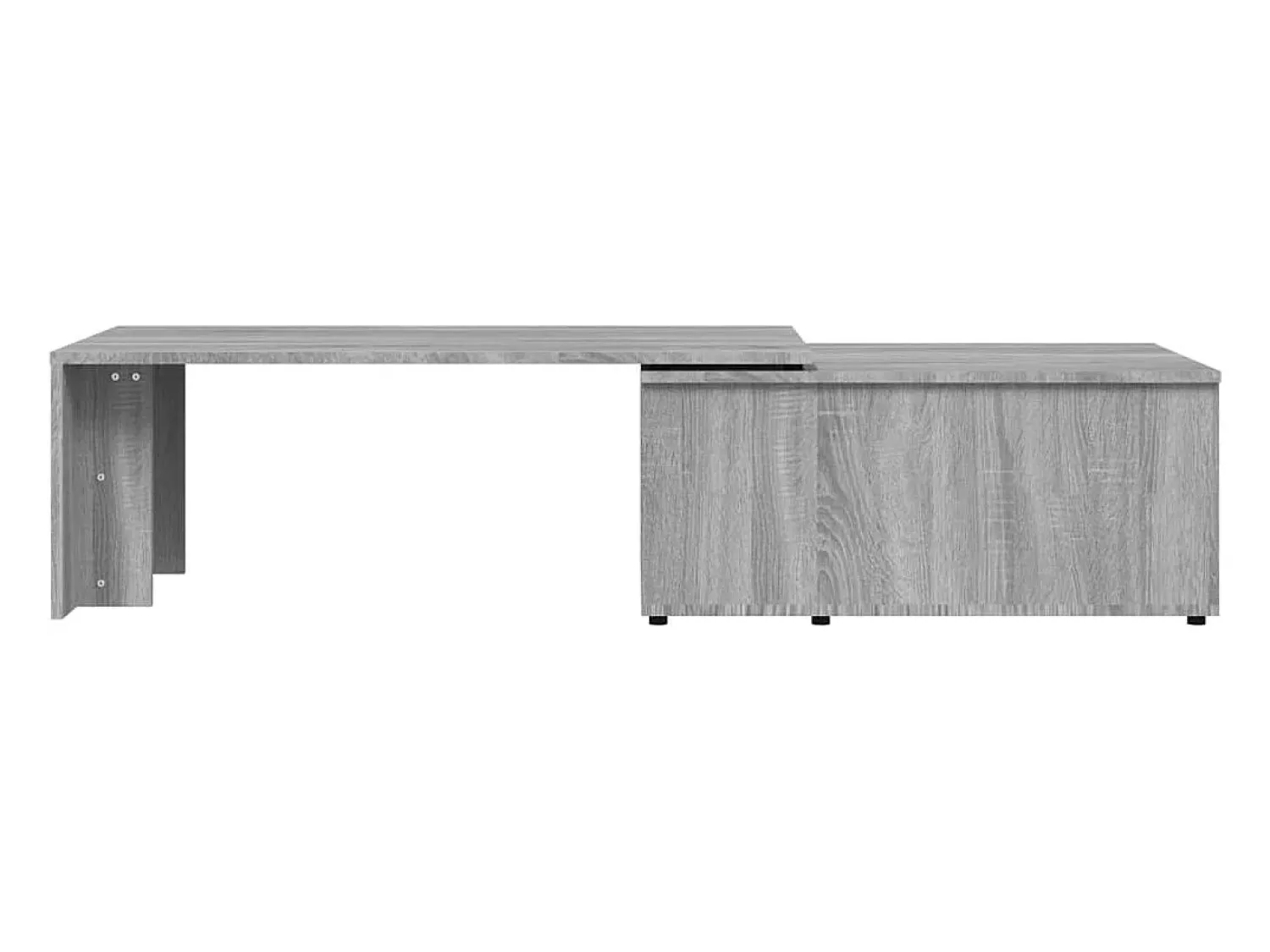 Discount Mesa de centro | Mesa de apoio 150x50x35 cm derivados de madeira cinza sonoma Cinzento