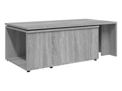 Discount Mesa de centro | Mesa de apoio 150x50x35 cm derivados de madeira cinza sonoma Cinzento