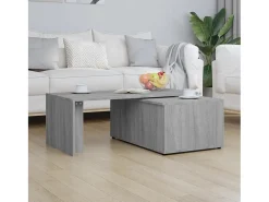 Discount Mesa de centro | Mesa de apoio 150x50x35 cm derivados de madeira cinza sonoma Cinzento
