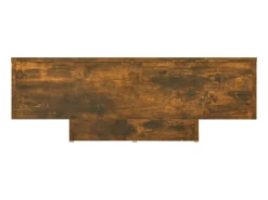 Mesa De Centro* Mesa de centro | Mesa de apoio 85x55x31 cm derivados de madeira carvalho fumado Castanho