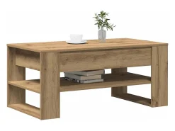 Mesa de centro | Mesa de apoio carvalho artisiano 102x55x45 cm^ Mesa De Centro