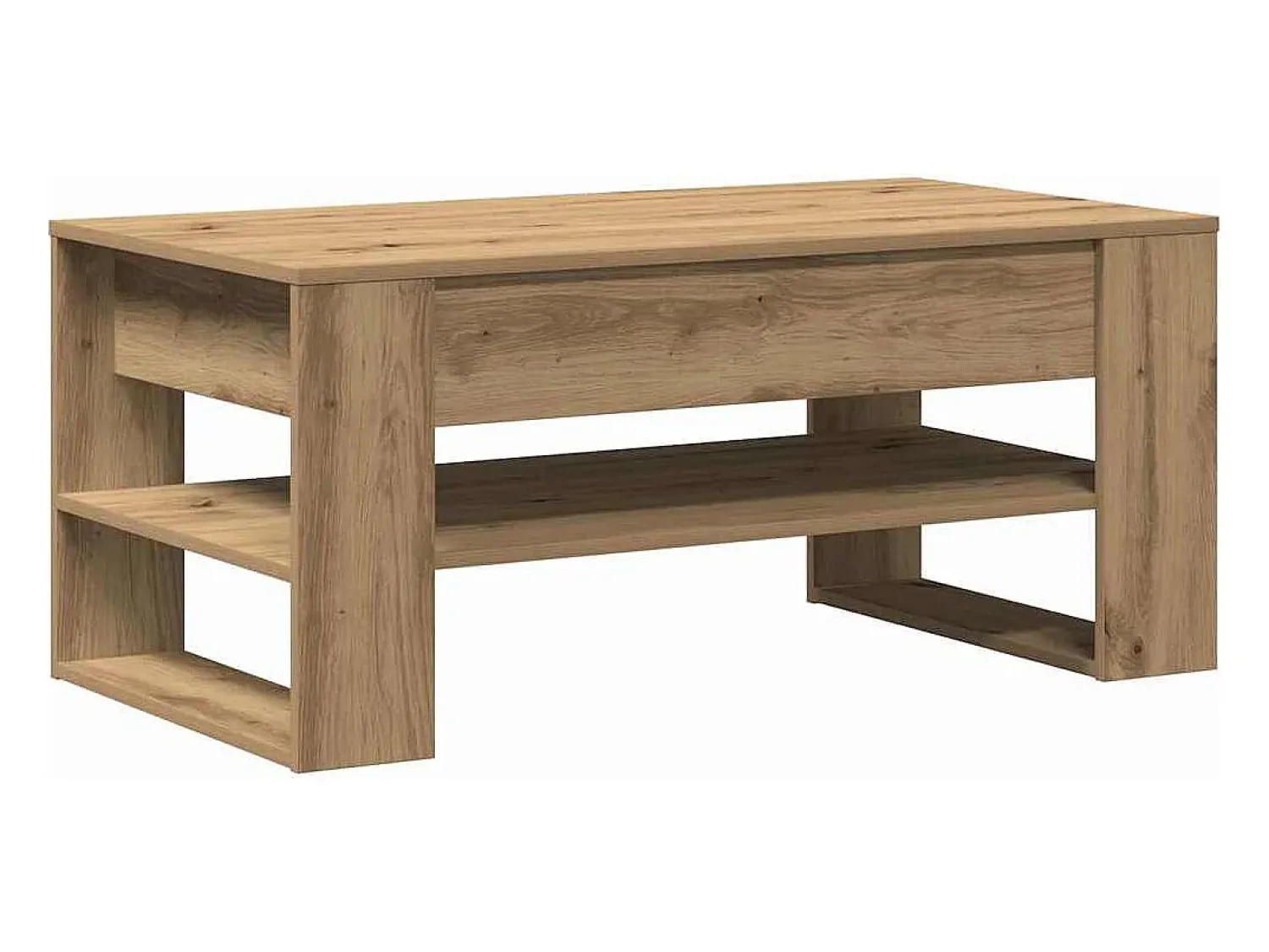 Mesa de centro | Mesa de apoio carvalho artisiano 102x55x45 cm^ Mesa De Centro