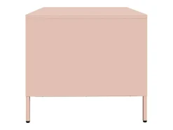 Discount Mesa de centro | Mesa de apoio 68.5x50x43.5 cm aço laminado a frio Rosa