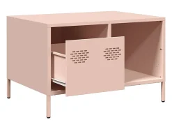 Discount Mesa de centro | Mesa de apoio 68.5x50x43.5 cm aço laminado a frio Rosa