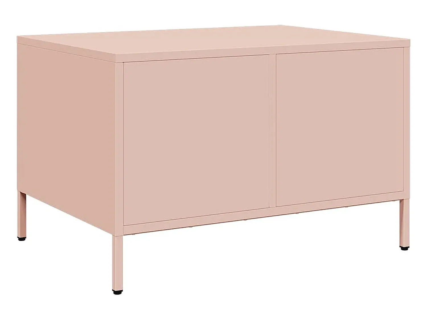 Discount Mesa de centro | Mesa de apoio 68.5x50x43.5 cm aço laminado a frio Rosa