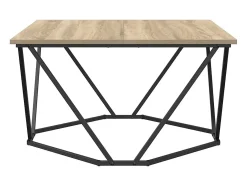 Mesa De Centro| Mesa de centro | Mesa de apoio Carvalho sonoma 80x80x45 cm Castanho