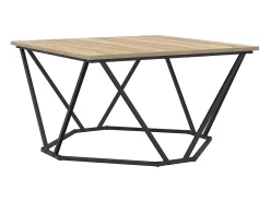 Mesa De Centro| Mesa de centro | Mesa de apoio Carvalho sonoma 80x80x45 cm Castanho