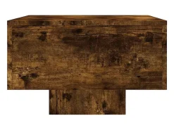 Mesa de centro | Mesa de apoio 100x49.5x31 cm derivados madeira carvalho fumado^ Mesa De Centro