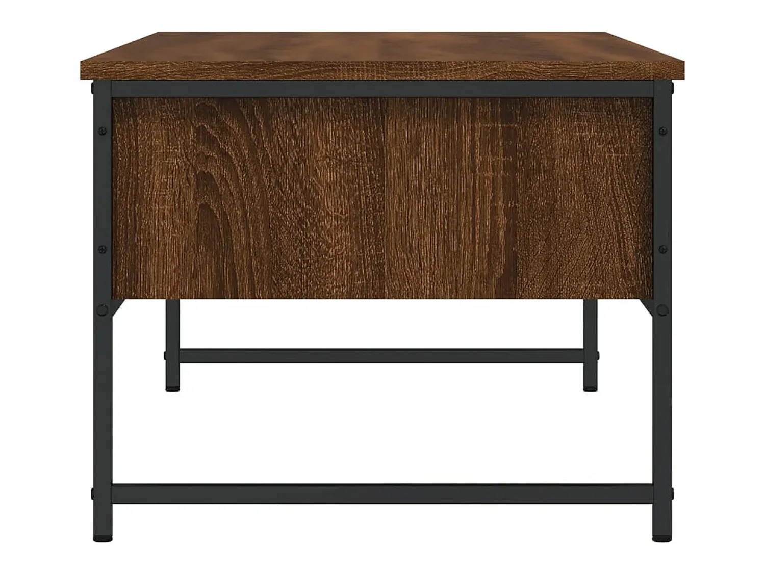 Best Mesa de centro | Mesa de apoio 101x49x39.5 cm derivados madeira carvalho Castanho