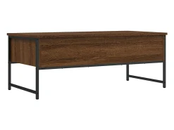 Best Mesa de centro | Mesa de apoio 101x49x39.5 cm derivados madeira carvalho Castanho