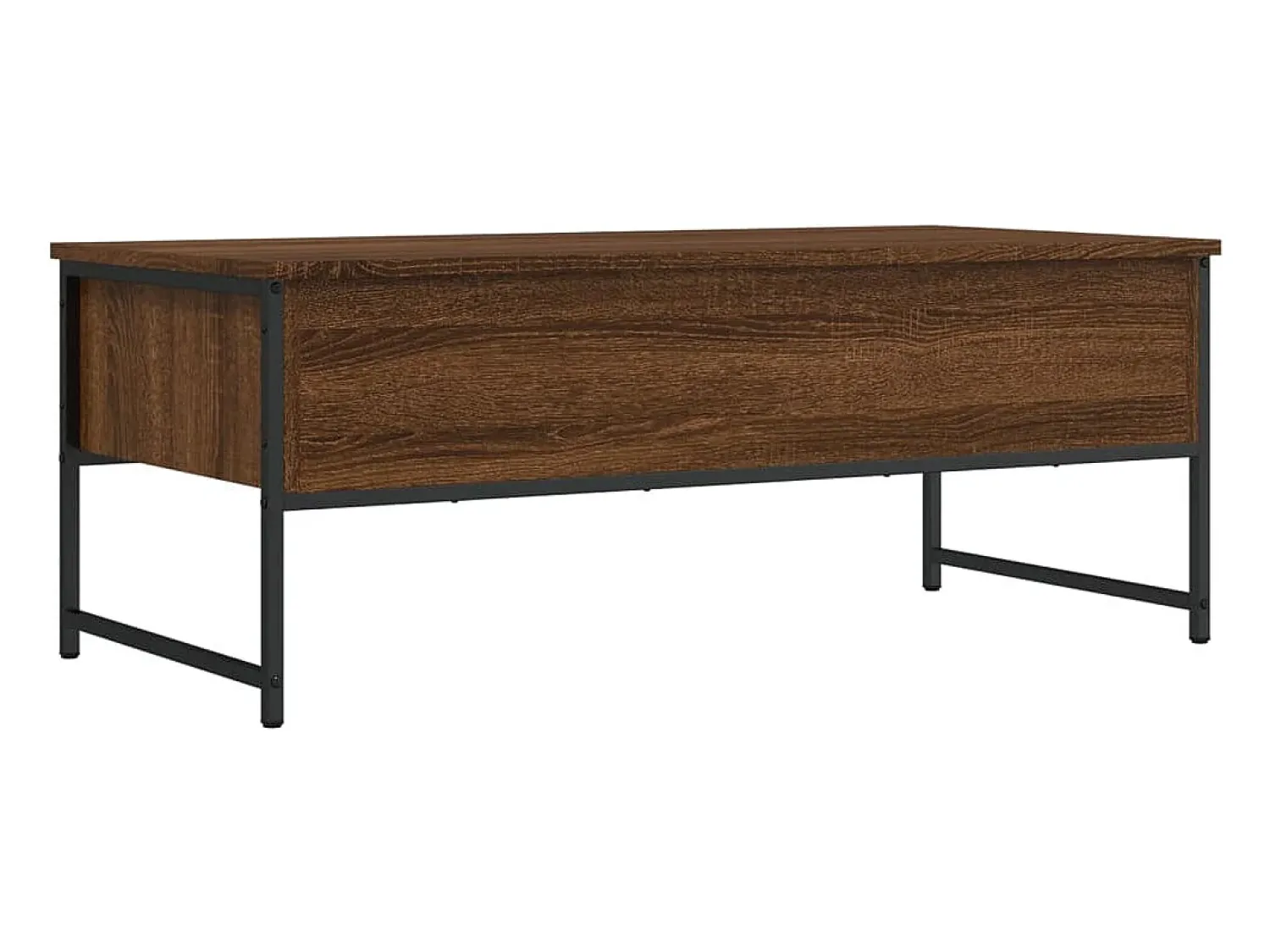 Best Mesa de centro | Mesa de apoio 101x49x39.5 cm derivados madeira carvalho Castanho