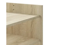 Discount Mesa de centro | Mesa de apoio 100x50x50cm derivados de madeira carvalho sonoma Castanho