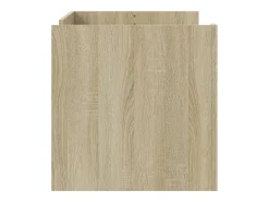 Discount Mesa de centro | Mesa de apoio 100x50x50cm derivados de madeira carvalho sonoma Castanho