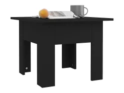 Clearance Mesa de centro | Mesa de apoio 55x55x42cm derivados de madeira Preto