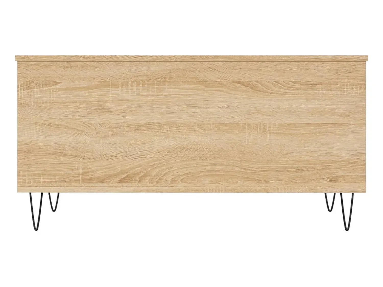 Mesa de centro | Mesa de apoio 90x44.5x45 cm derivados madeira carvalho sonoma^ Mesa De Centro
