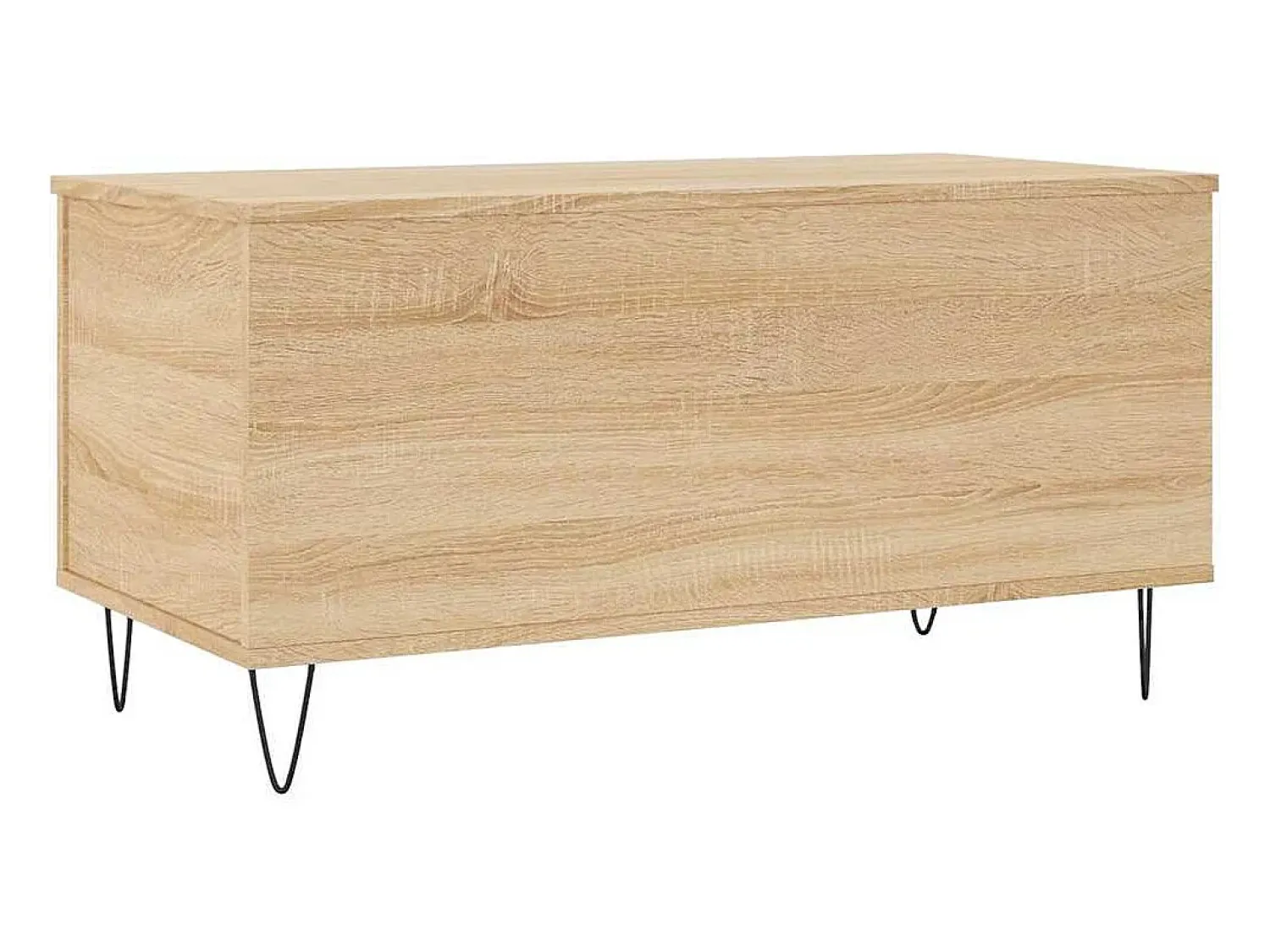 Mesa de centro | Mesa de apoio 90x44.5x45 cm derivados madeira carvalho sonoma^ Mesa De Centro