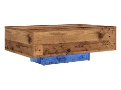 Mesa De Centro* Mesa de centro | Mesa de apoio Madeira antiga 85x55x31 cm Castanho
