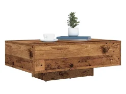 Mesa De Centro* Mesa de centro | Mesa de apoio Madeira antiga 85x55x31 cm Castanho