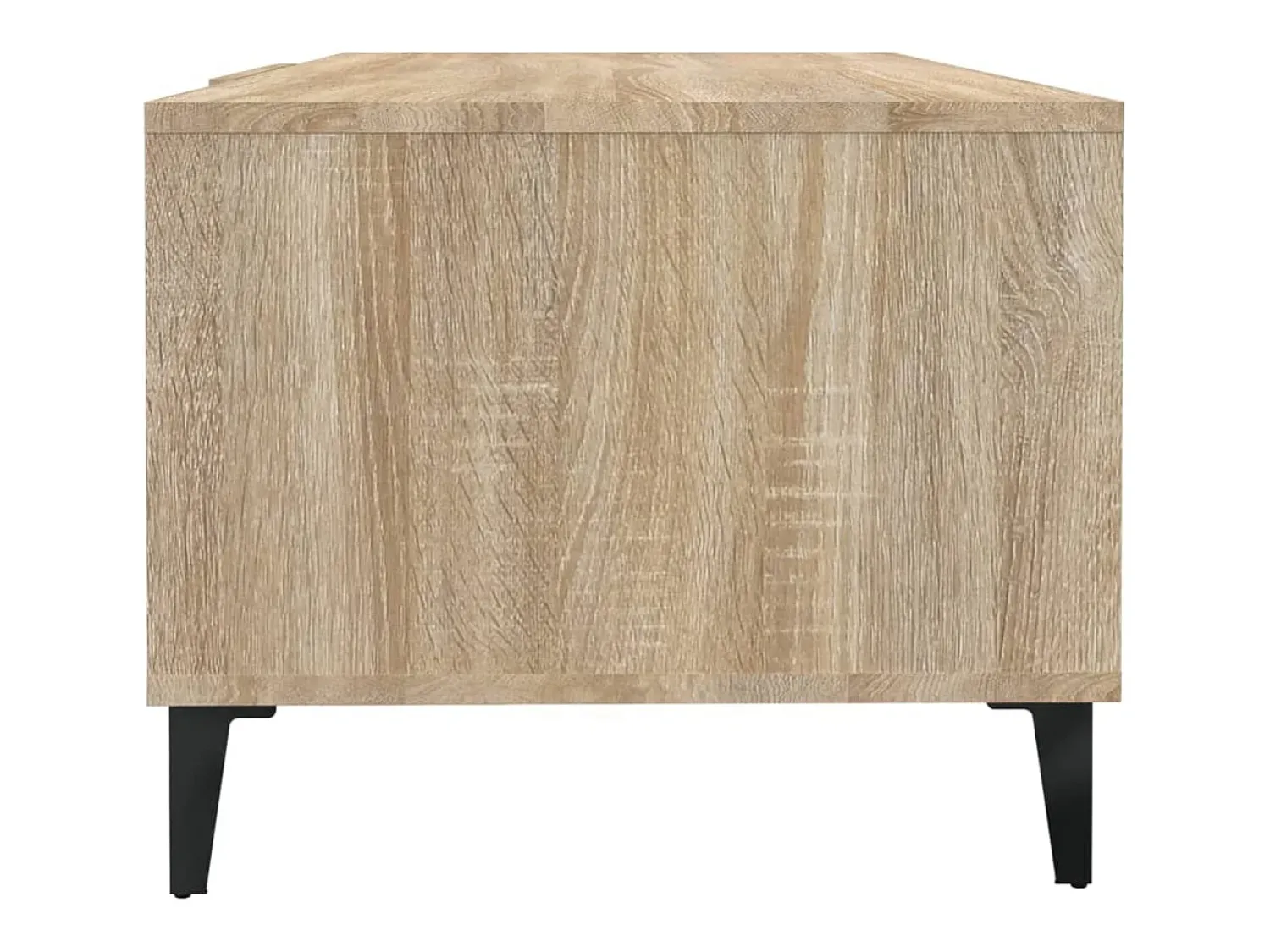 Mesa De Centro| Mesa de centro | Mesa de apoio 102x50x40 cm madeira processada carvalho sonoma Castanho