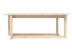 Mesa de centro | Mesa de apoio | Mesa de café 110x55x45 cm madeira de pinho maciça^ Mesa De Centro
