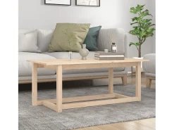 Mesa de centro | Mesa de apoio | Mesa de café 110x55x45 cm madeira de pinho maciça^ Mesa De Centro