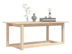 Mesa de centro | Mesa de apoio | Mesa de café 110x55x45 cm madeira de pinho maciça^ Mesa De Centro