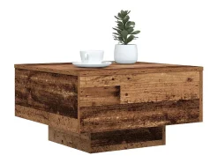 Mesa De Centro| Mesa de centro | Mesa de apoio Madeira antiga 55x55x31 cm Castanho