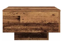 Mesa De Centro| Mesa de centro | Mesa de apoio Madeira antiga 55x55x31 cm Castanho