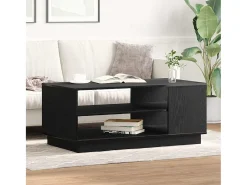 Mesa De Centro* Mesa de centro | Mesa de apoio Carvalho 102x55x43 cm Preto