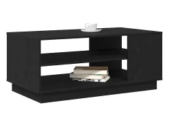 Mesa De Centro* Mesa de centro | Mesa de apoio Carvalho 102x55x43 cm Preto