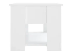 Discount Mesa de centro | Mesa de apoio 79x49x41 cm madeira processada Branco