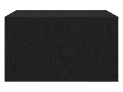 Hot Mesa de centro | Mesa de apoio com gavetas 70.5x70x40 cm carvalho Preto