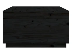 Sale Mesa de centro | Mesa de apoio 80x80x45 cm madeira de pinho maciça Preto