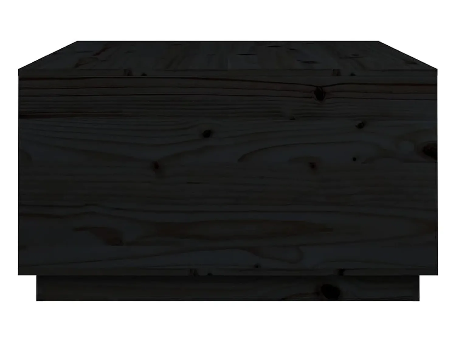 Sale Mesa de centro | Mesa de apoio 80x80x45 cm madeira de pinho maciça Preto
