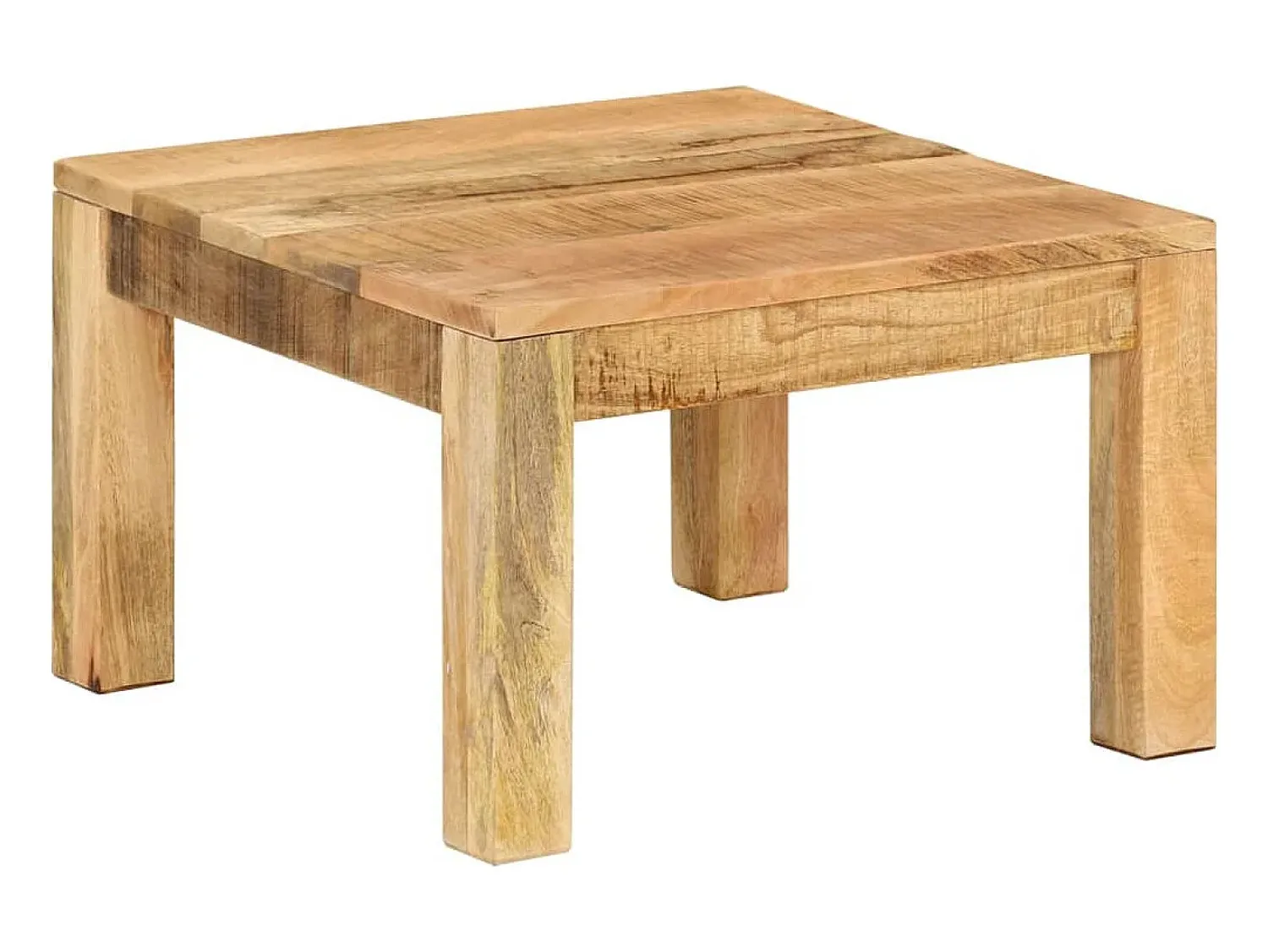 Mesa de centro | Mesa de apoio | Mesa de café 55x55x35 cm madeira de mangueira maciça^ Mesa De Centro