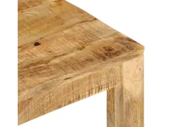 Mesa de centro | Mesa de apoio | Mesa de café 55x55x35 cm madeira de mangueira maciça^ Mesa De Centro