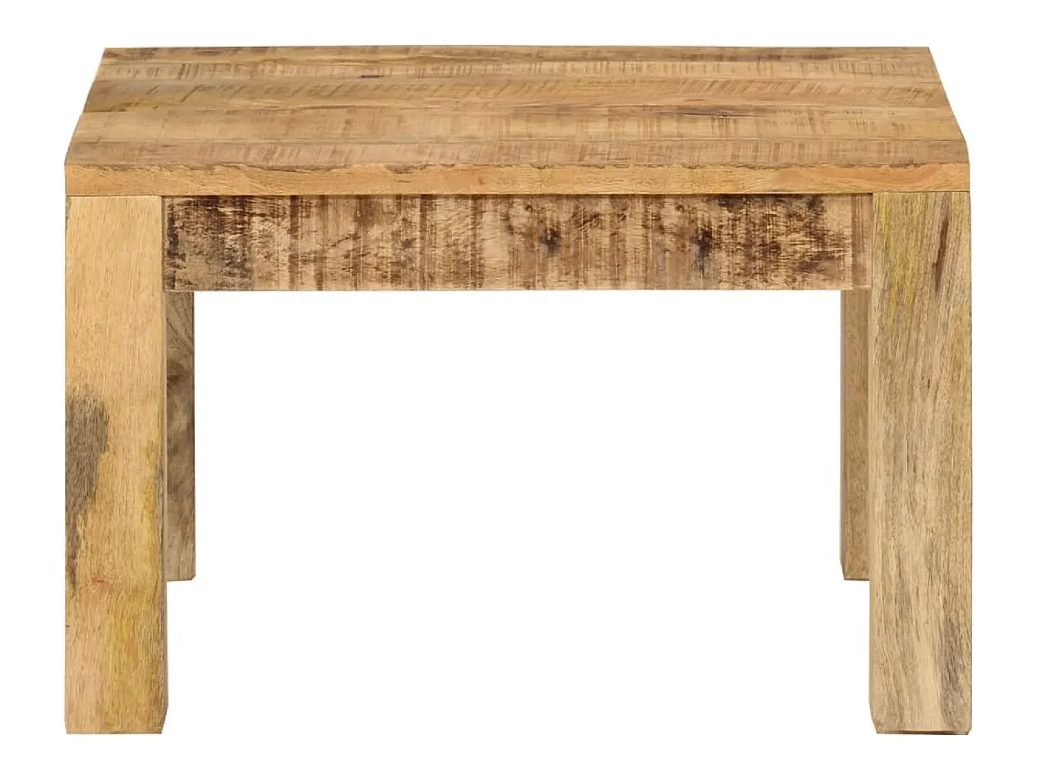 Mesa de centro | Mesa de apoio | Mesa de café 55x55x35 cm madeira de mangueira maciça^ Mesa De Centro