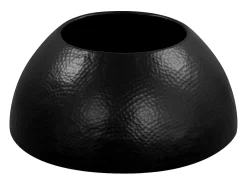 Clearance Mesa de centro | Mesa de apoio | Mesa de café em alumínio martelado 70x30 cm Preto