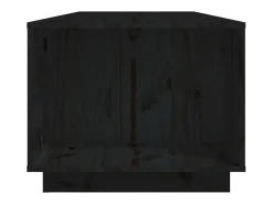 Mesa De Centro* Mesa de centro | Mesa de apoio 110x50x40 cm madeira de pinho maciça Preto