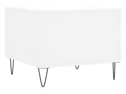 Mesa De Centro* Mesa de centro | Mesa de apoio 50x50x40 cm derivados de madeira Branco