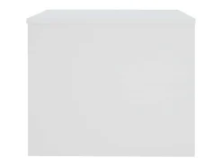 Mesa De Centro| Mesa de centro | Mesa de apoio 80x50x40 cm derivados de madeira Branco