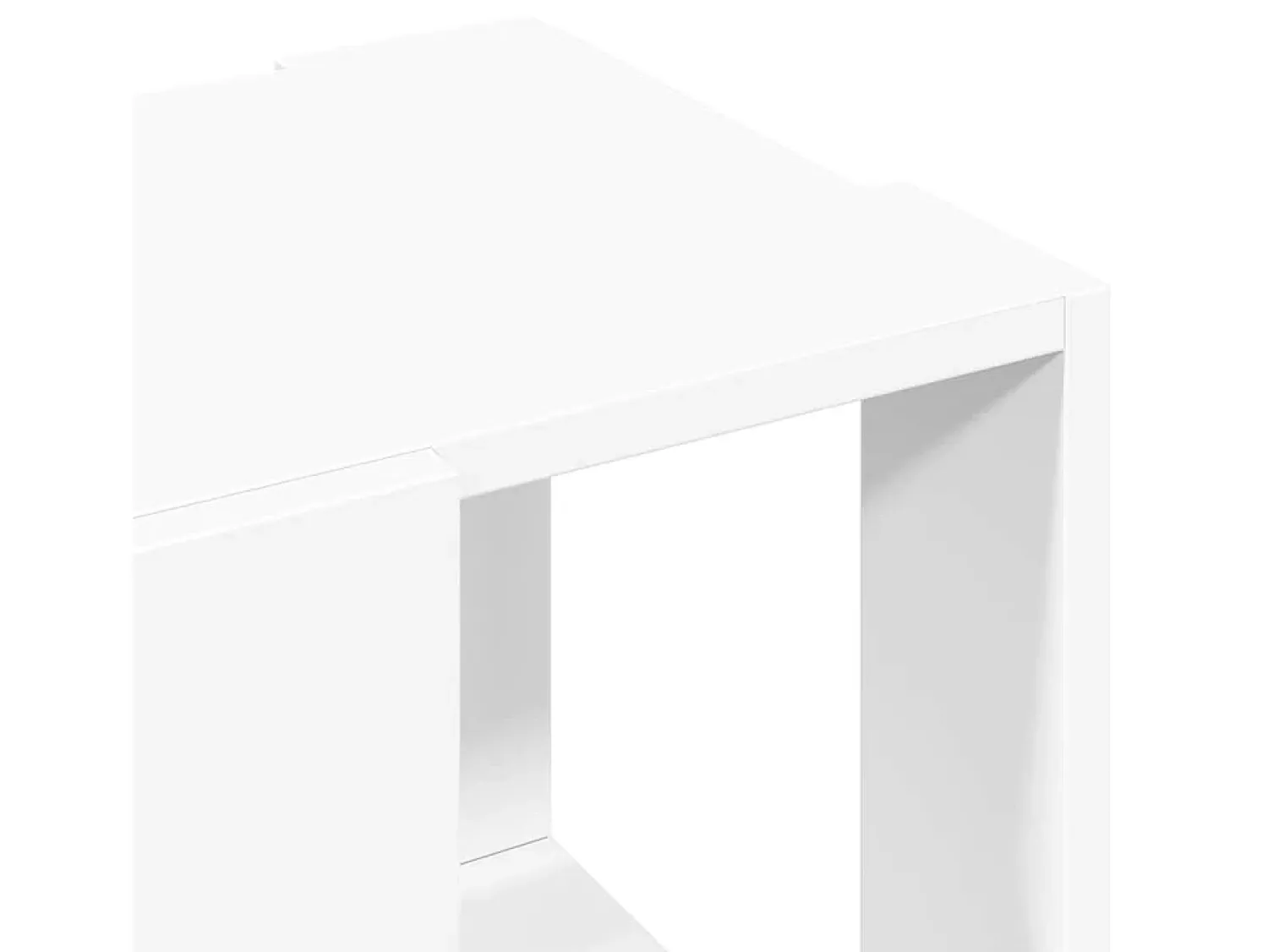 Mesa De Centro* Mesa de centro | Mesa de apoio 32x32x30 cm derivados de madeira Branco