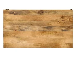 Hot Mesa de centro | Mesa de apoio | Mesa de café 100x55x35 cm madeira de mangueira maciça Castanho