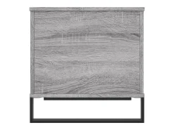 Clearance Mesa de centro | Mesa de apoio 60x44.5x45 cm derivados de madeira cinza sonoma Cinzento